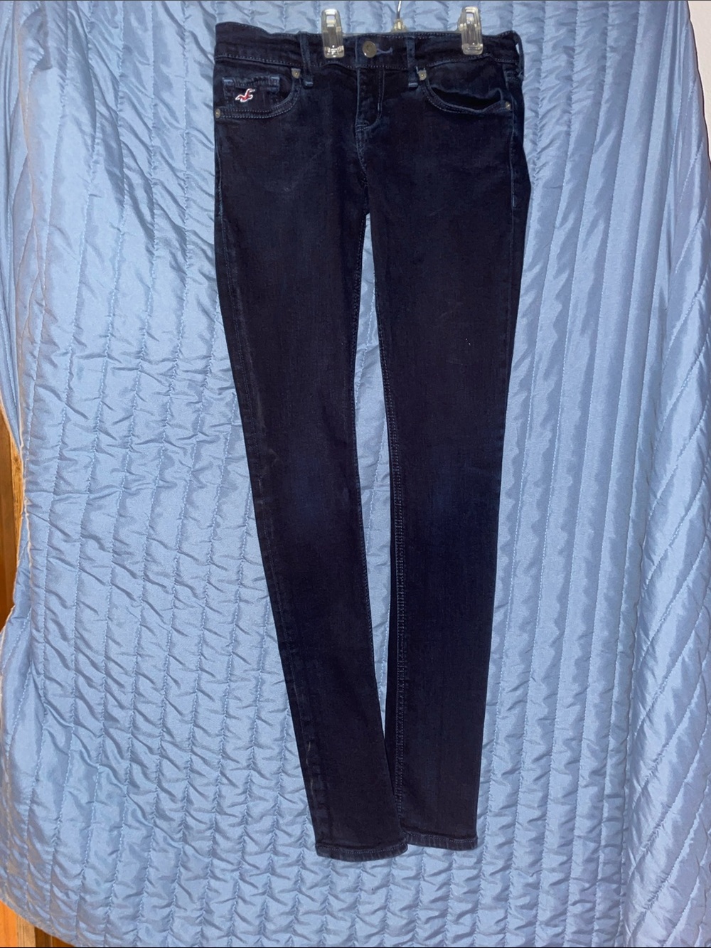 Hollister Women's Dark Navy Skinny Jeans
